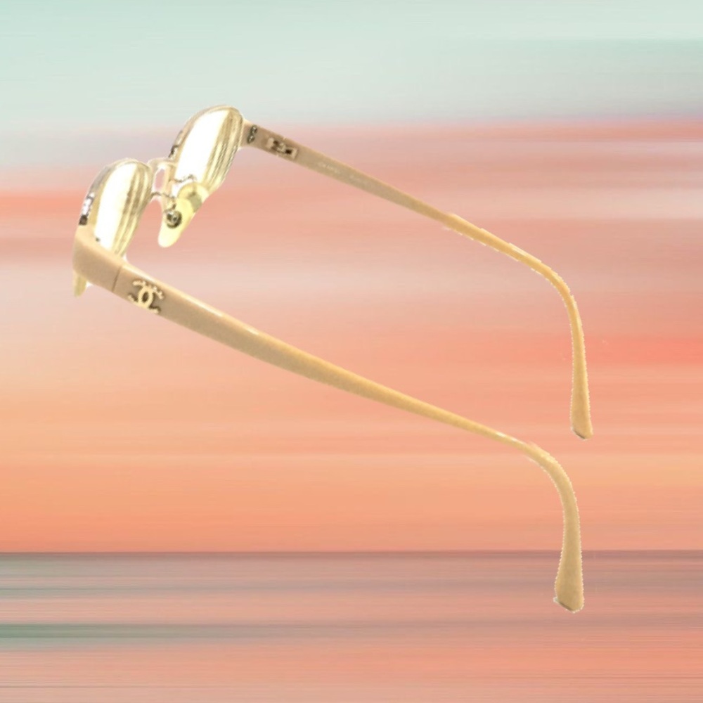 CHANEL Nude & Gold Optical Glasses